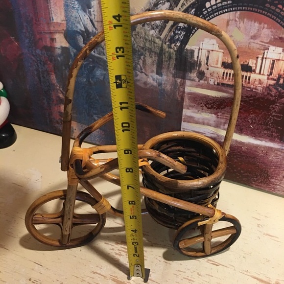 Vintage Ratan Bike W/Handle - Picture 9 of 12